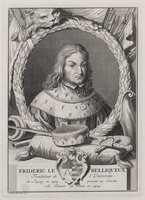 KG 11745
<br/>
Portret Frederik de Strijdlustige, keurvorst van Saxen
<br/>
<em>Picart, Bernard (1673-1733)</em>